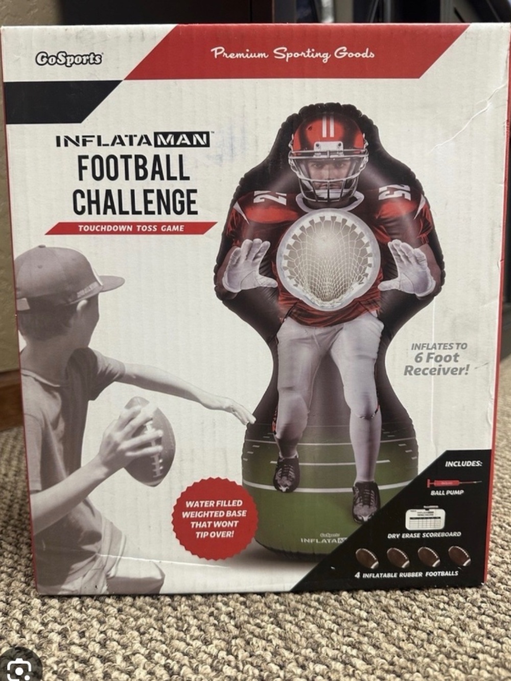 Inflatable football game